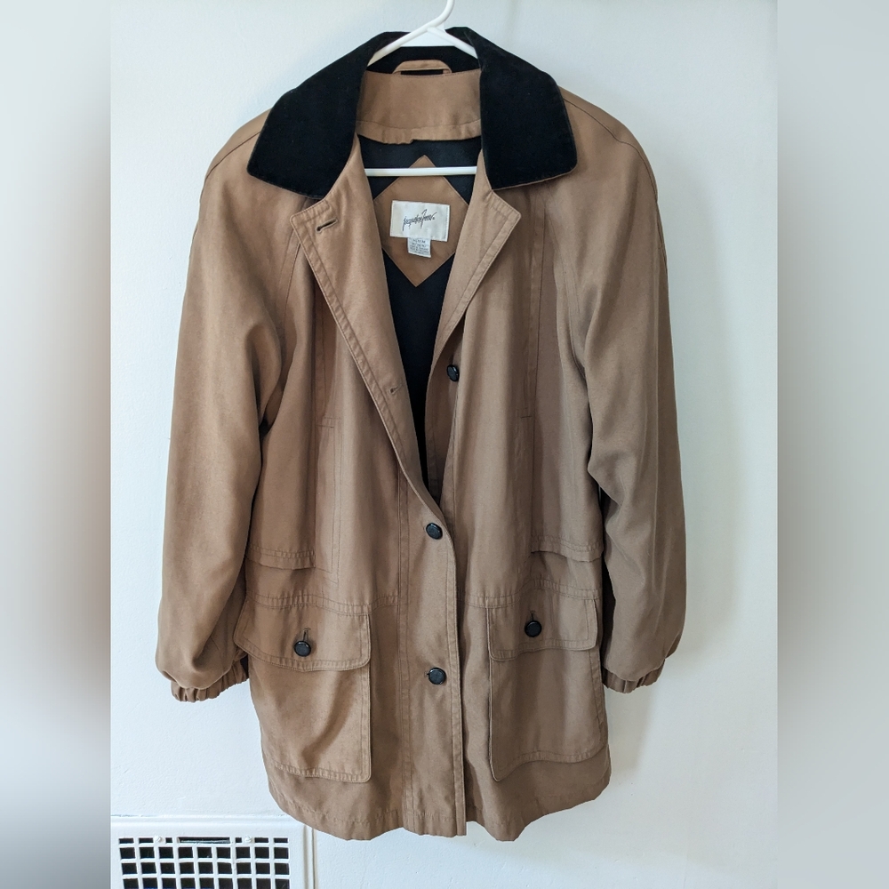 Vintage excellent condition tan coat by Jacqueline Ferrar